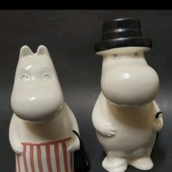 Arabia Findland Moomin Papa Mama Figure Pair
