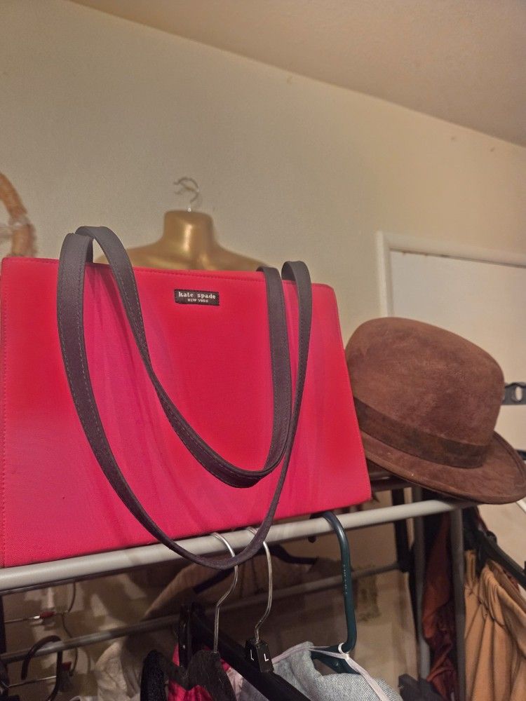 DKNY Red Tote Purse