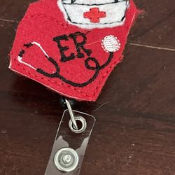 Er Nurse Badge Reel