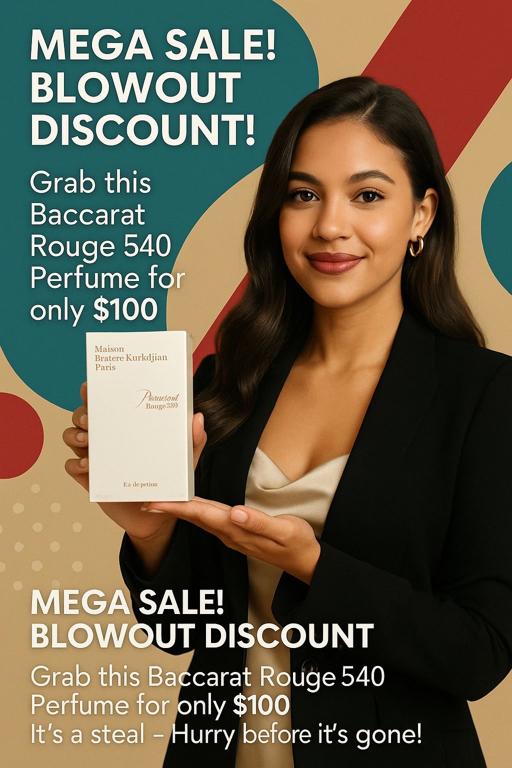 New Baccarat Perfume- $100