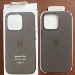 Apple iPhone 16 Pro Silicone Case - Stone Gray