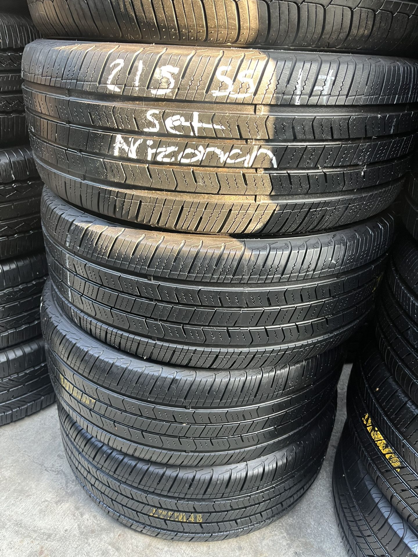 Used Tires 215/ 55/17 Michelin 95% Tread Life