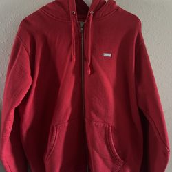 Supreme Reflective Small Box Zip Up Sweatshirt 