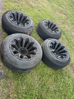 20 x 12 Rims with 70% Tires