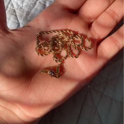 Rope Gold Chain 14 Inch