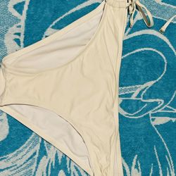 Off White Bikini Bottom 