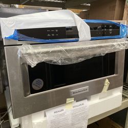 New 30” Kitchen Aid Built In microwave