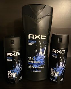 (PACK OF 3) AXE BODY WASH & DEODORANT BODY SPRAY