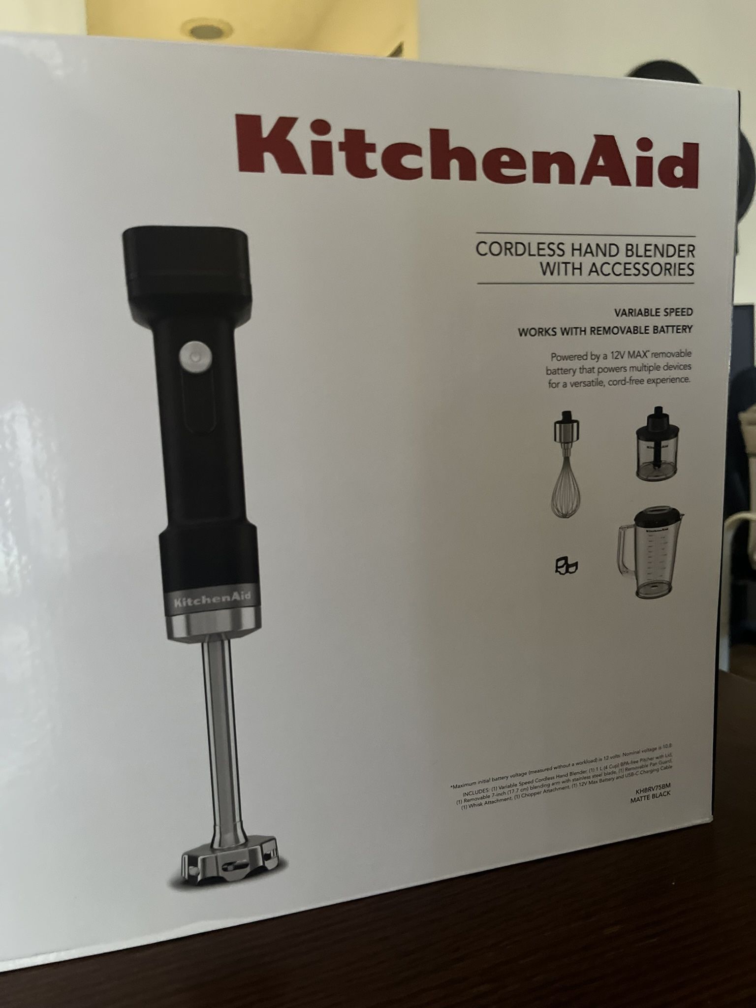 Kitchen aid Cordless Hand Blender