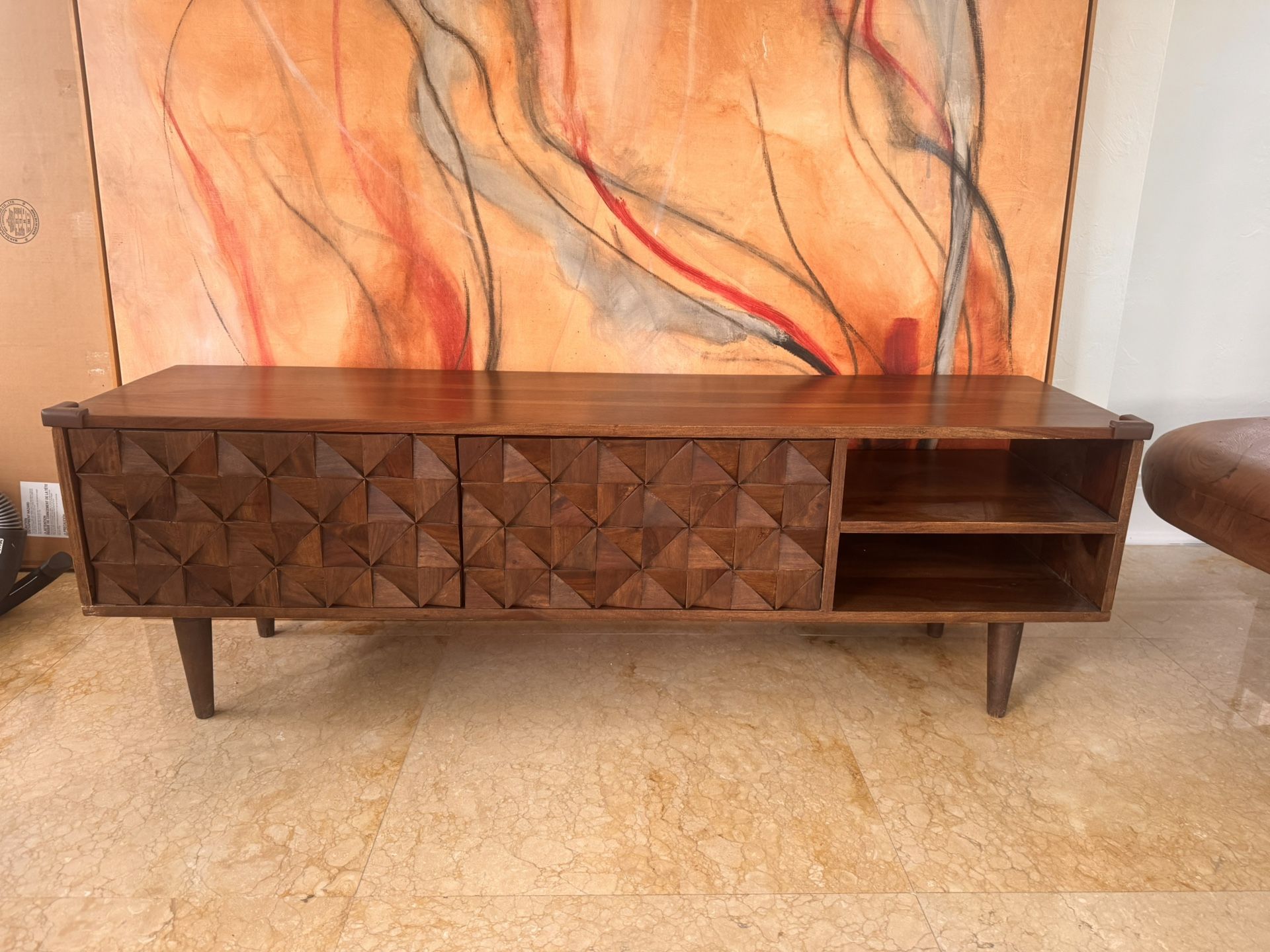 Elegant Mid-century TV Console With Storage (AllModern)