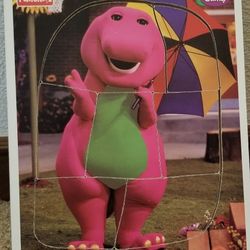 Barney Wooden Puzzle