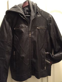 Guess leather jacket