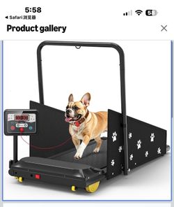 New in box CIIHI Dog Treadmill for Medium Small Dogs - 265lbs Weight Capacity Pet Running Machine with 360° Rotatable Display - 2 in 1 Treadmill for P