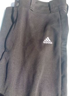 Adidas Black Baseball Pant Size Medium