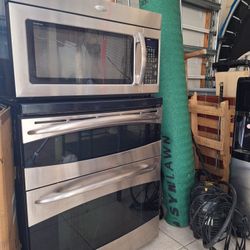 Whirlpool Microwave and Stove