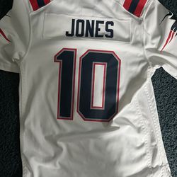 Mac Jones Patriots White Jersey