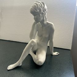 Meditation Porcelain Figurine 