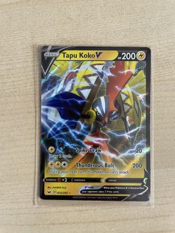 Tapu Koko V Card