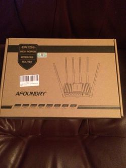 Afoundry ew1200 wireless router 6 antennas NIB