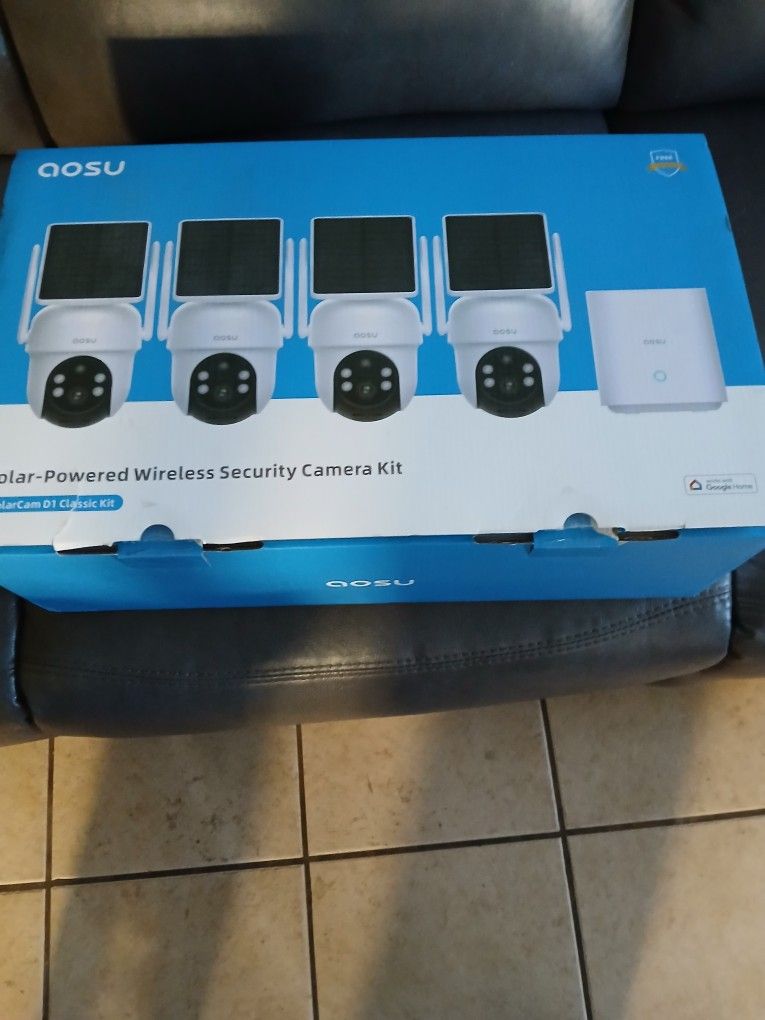 Wireless security cameras.