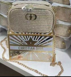 GWP (Gift With Purchase) Dior 2025 Holiday Vanity Pouch With Free Chain Strap