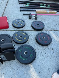 XMark Hi-Impact Bumper Plates Set