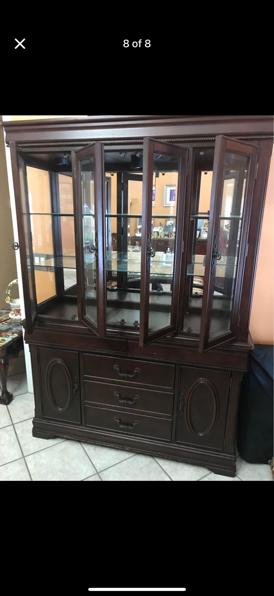 Dining Room Set with China Cabinet And Buffet