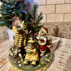 Demdaco Woodsong “Free to Fly” Figurine Wildlife Squirrel Chipmunk Rabbit 2002