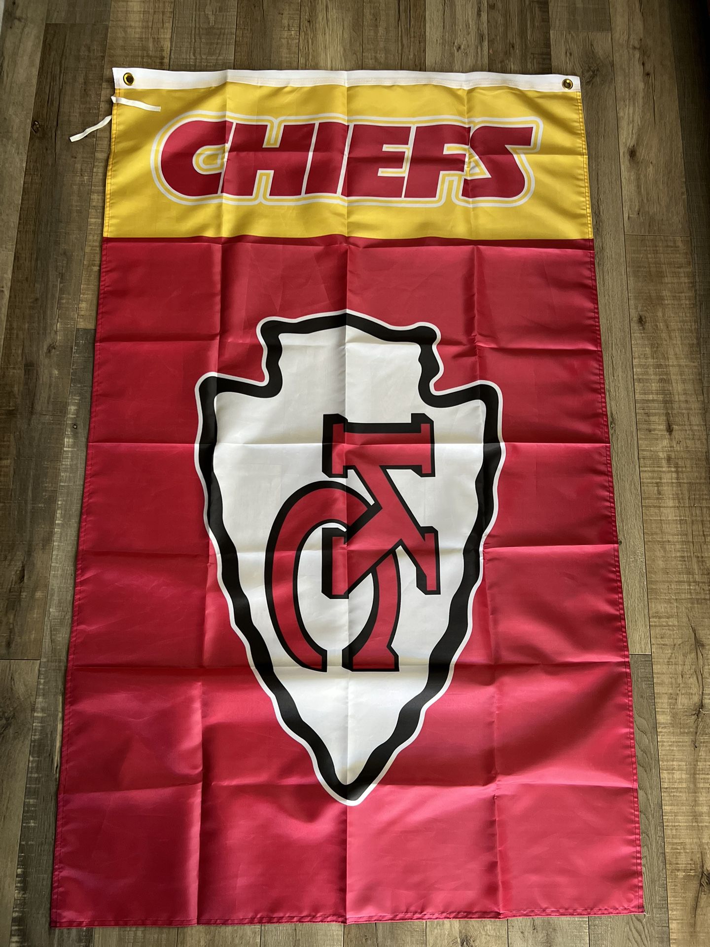 Chiefs Flag Size 3ftx5ft Single Sided   