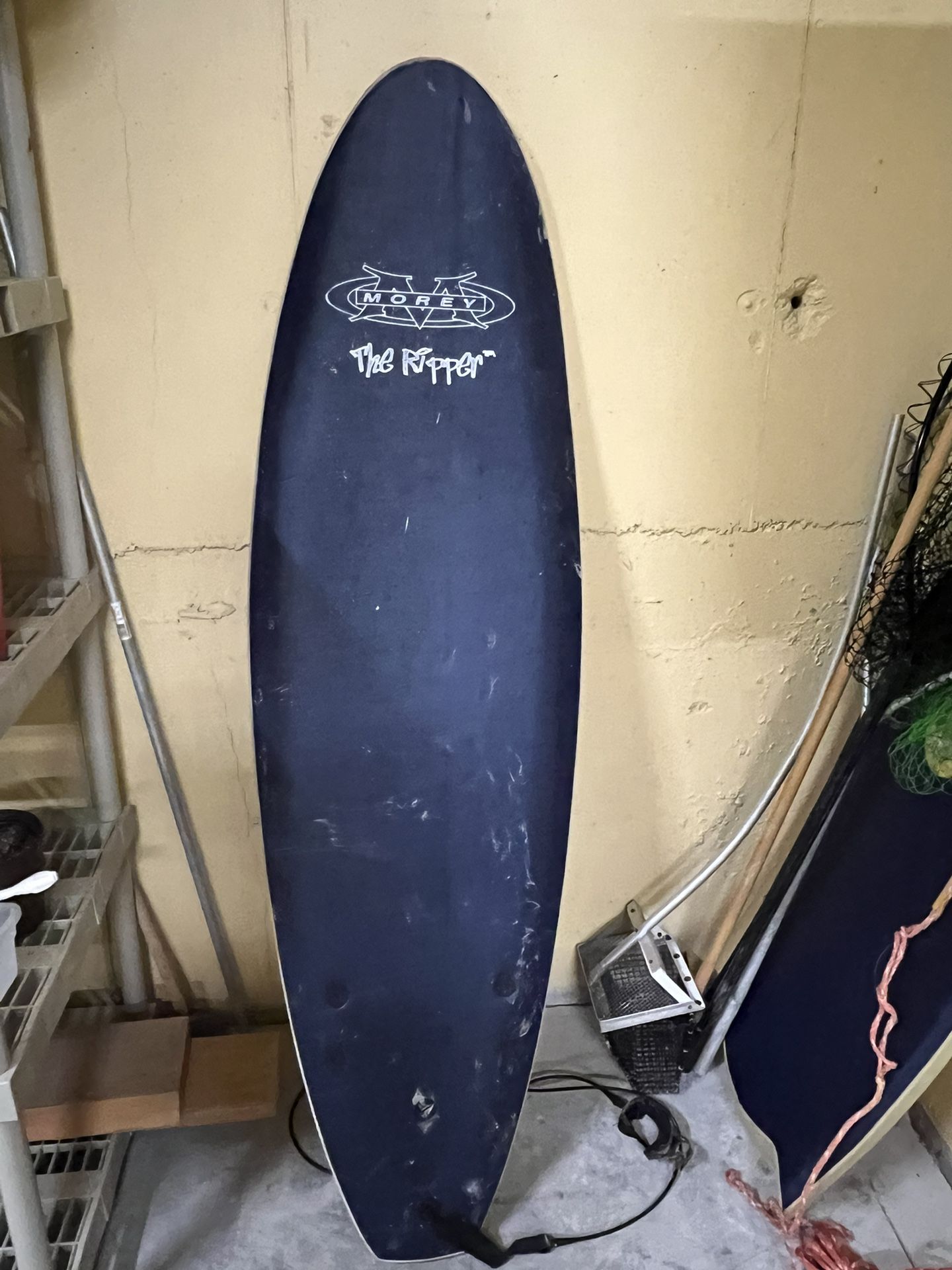 Surfboard-foam and plastic-5.5 foot