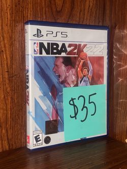 Clean PlayStation 5 Video Game PS5 NBA 2K22 Basketball