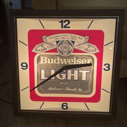 Budweiser Bar Clock