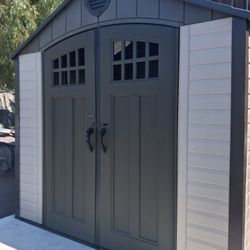 🔥LIFETIME 8 X 8 VINYL SHED 🔥 $999 FREE DELIVERY AND INSTALLATION TODAY ONLY 🔥