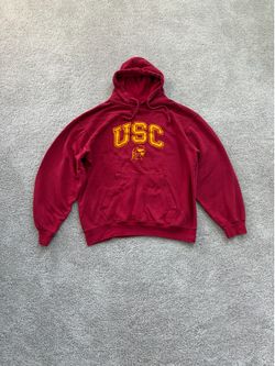 USC Trojans Embroidered Pullover Hoodie
