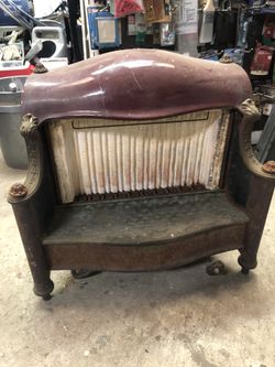 Old antique space heater