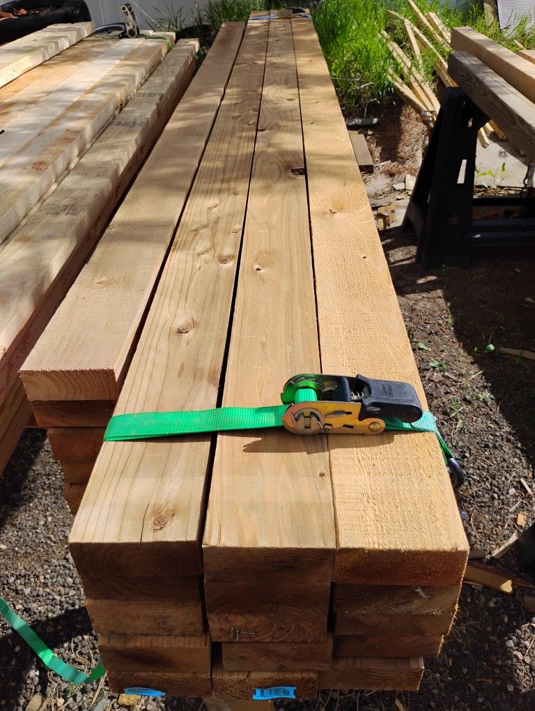 2x4x10 ROUGH CEDAR