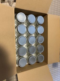 Jars With Lids - Glass