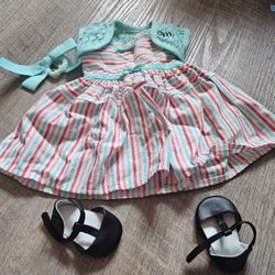 American Girl Doll Maryellen Larkin Meet Outfit good condition will be ironed before sent out. OF/PF/SF Home. Will ship by thursdays as i am extremely