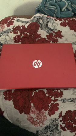 HP scarlet Red laptop