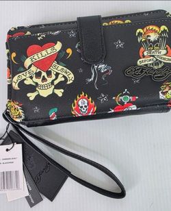 Ed Hardy Tattooed Wristlet