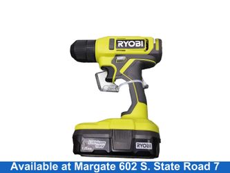 Ryobi Pcl201 Green Cordless Impact Drill