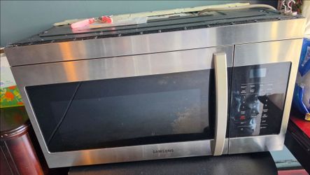 Samsung Microwave 1.6 cu.ft. Over-the-Range microwave with Auto Cook - Stainless Steel