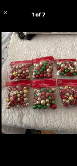 SUX BAGS ASSORTED TINY CHRISTMAS BALLS