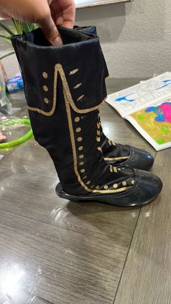 Costume boots kids Anna Disney