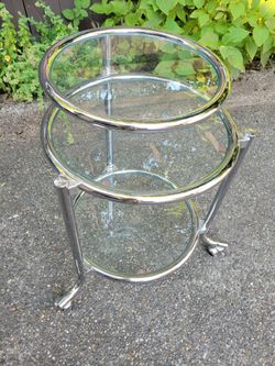 MCM Bar Cart, Side Table, Small Coffee Table,  or Nightstand  Two Available