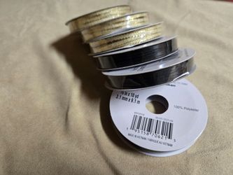 Ribbons black and gold