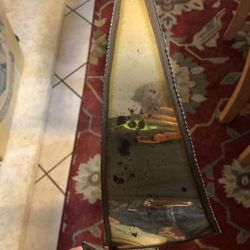 Vintage Signed John DeMott Metal Brass Sailboat Sculpture Mounted on Stone base 