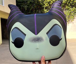 Collectors Disney Maleficent Funko Pop Oversized Costume Mask Wall Decor 17x17