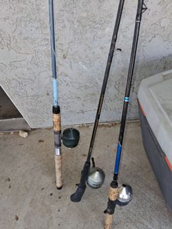 3 poles 3 reels work perfect
