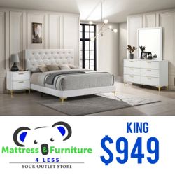 King Size 4-Piece Bedroom Set